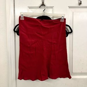 Brandy Melville Red Skirt